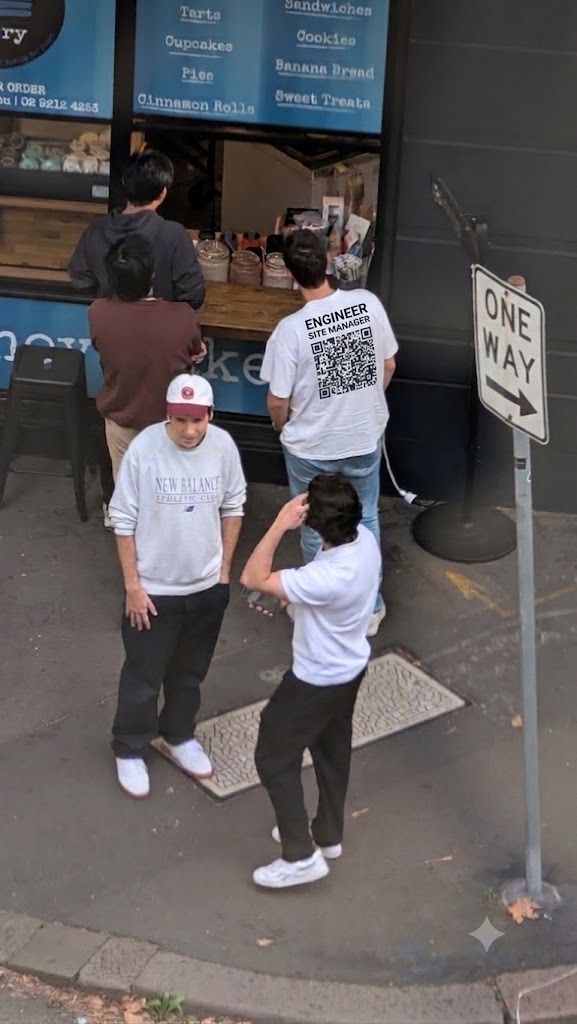 Walking Resume real-world QR scan